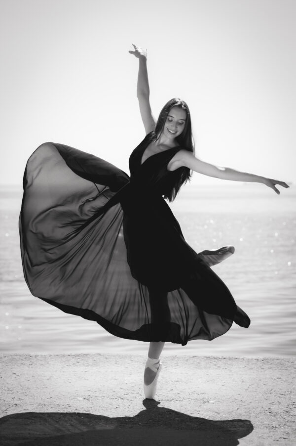 Dance in the water foto ballerina in acqua fotografo a Venezia